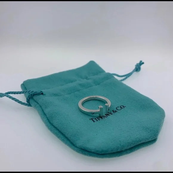 Tiffany & Co T Ring Size 6 - Picture 3 of 7